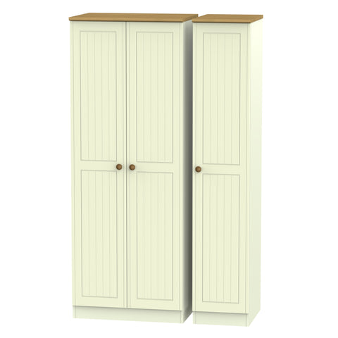 Warwick Tall Triple Plain Wardrobe