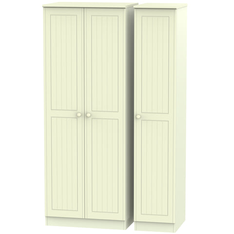 Warwick Tall Triple Plain Wardrobe