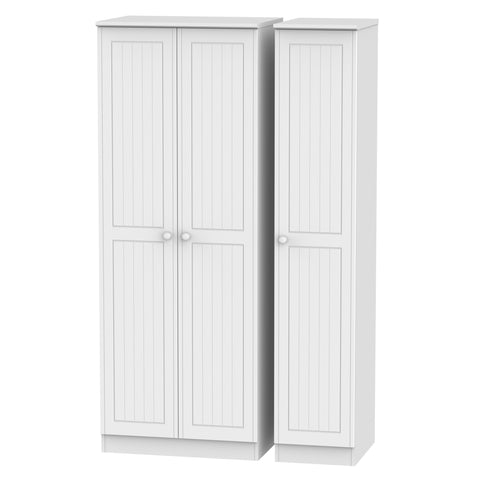 Warwick Tall Triple Plain Wardrobe