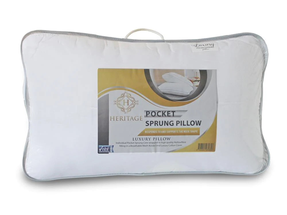 Heritage Luxury Pocket Spring Cotton Pillow
